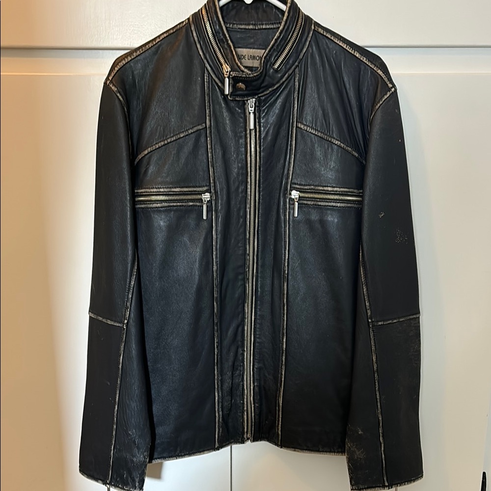 Rare Vintage Claude Lamont Leather Jacket